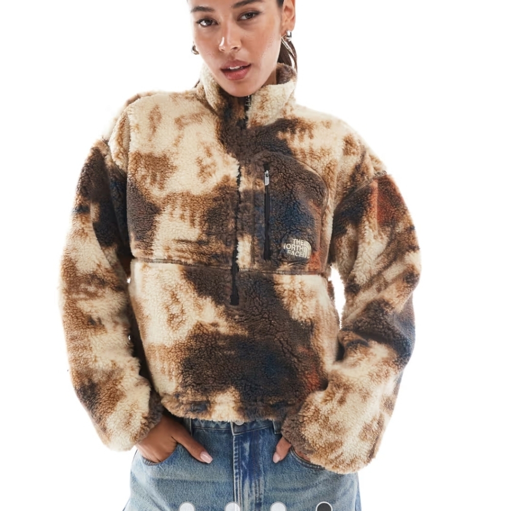 The North Face Brown Tie Dye High Pile Fleece